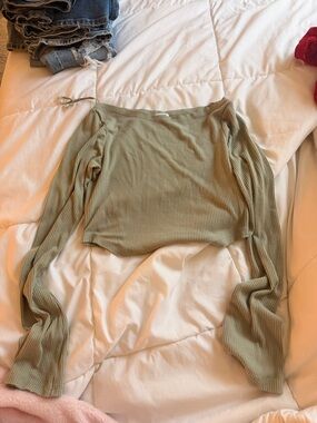 Green Garage Ribbed Longsleeve